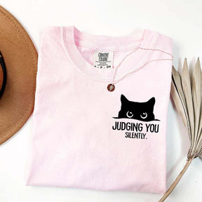 Judging You Silently Cat T-Shirt