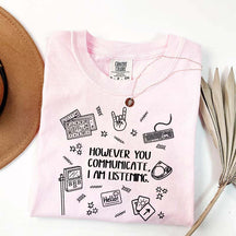 Everyone Communication Speechie AAC Bcba Aba T-Shirt