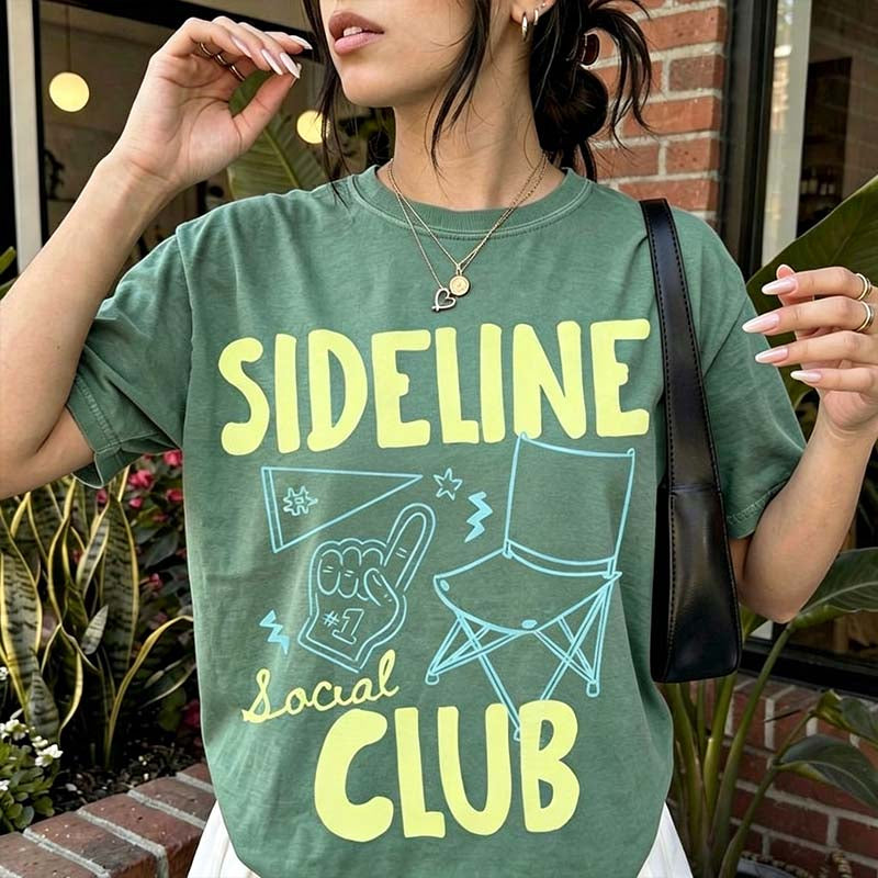 Sideline Social Club Soccer T-Shirt
