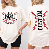 Personalized Baseball Team Graphic T-Shirt