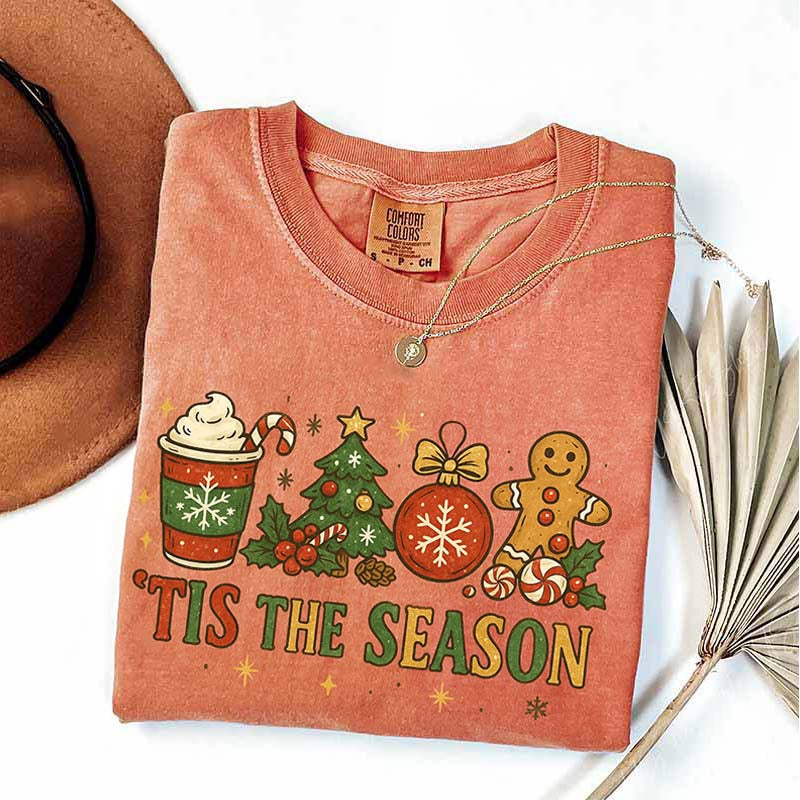 Comfort Colors Christmas Tis the Season T-Shirt