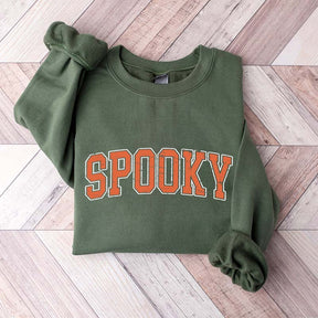 Retro Orange Stay Spooky Sweatshirt