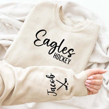 Personalized Hockey Mom Team Name Sweatshirt