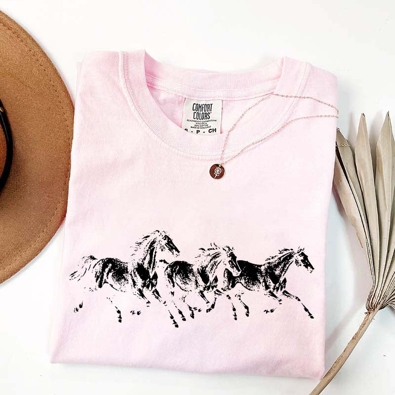Wild Horses Running T-Shirt