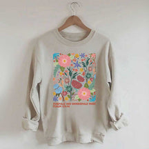 Fearfully And Wonderfully Made Abstract Flower Sweatshirt