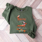 Dachshund Through the Snow Sweatshirt