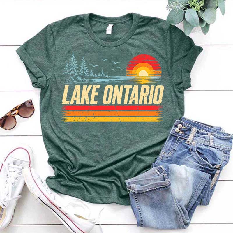 Great Lake Ontario Sunset Outdoor T-Shirt