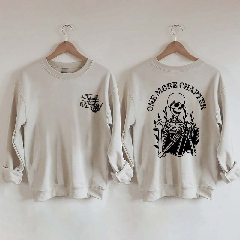One More Chapter Book Nerd Sweatshirt
