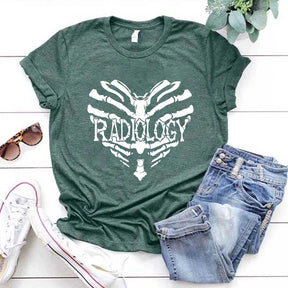 Radiology Tech X-Ray Heart T-Shirt