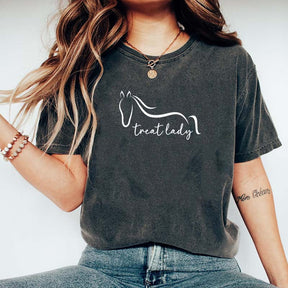 Treat Lady Horse Lover T-Shirt
