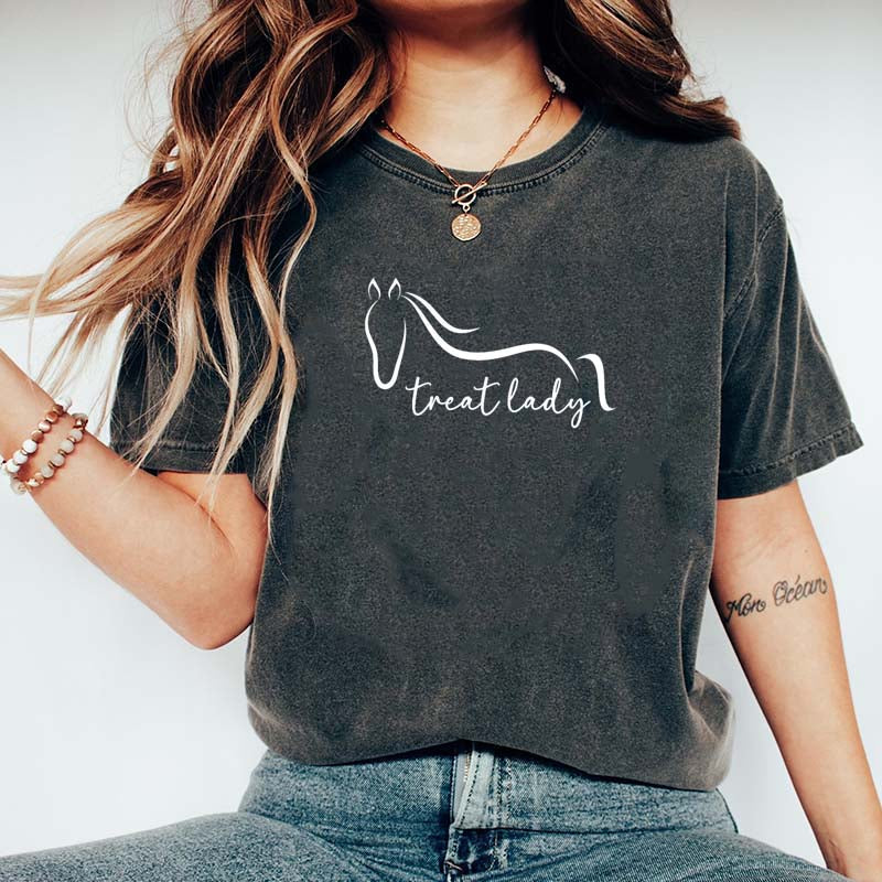 Treat Lady Horse Lover T-Shirt