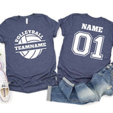 Custom Volleyball Sports Team T-Shirt