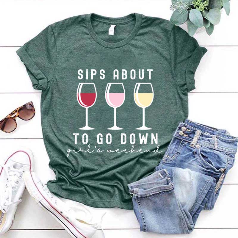 Sips About to Go Down T-Shirt