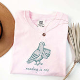 English Teacher Pigeon Reading T-Shirt