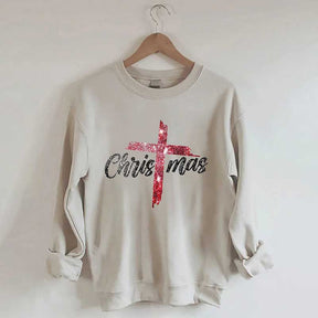 Cross Christmas Sweatshirt