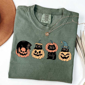 Cute Halloween Black Cats T-Shirt