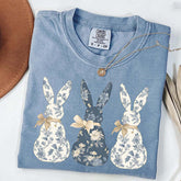 Comfort Colors Floral Bunny T-Shirt