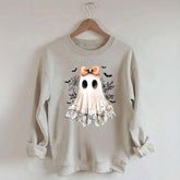 Halloween Lace Ghost Boo Sweatshirt