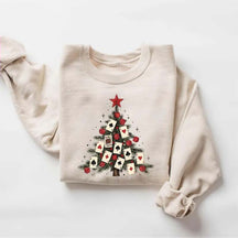 Poker Cards Christmas Tree Sweatshirt