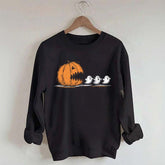 Halloween Pumpkin Eat Ghost Party Sweatshirt