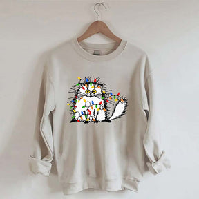 Christmas Funny Cat Sweatshirt