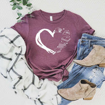 Heart of Books Lover T-Shirt