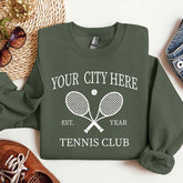 Personalized Tennis Club Sweatshirt