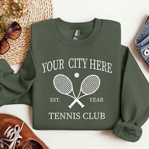 Personalized Tennis Club Sweatshirt