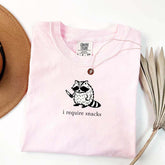 I Require Snacks Raccoon T-Shirt