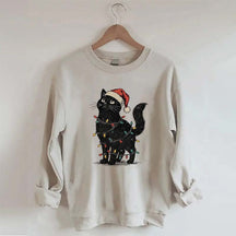Cat Christmas Sweatshirt