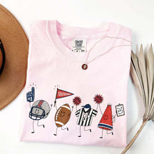 Team Matching Football Doodle T-Shirt