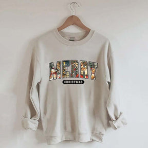 Festive Merry Christmas Sweatshirt