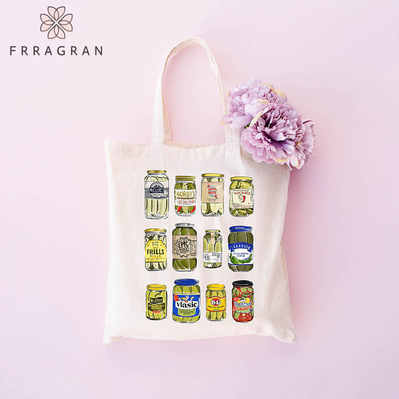 Vintage Canned Pickles Tote Bag