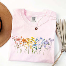 Wildflower LGBT Rainbow Floral T-Shirt