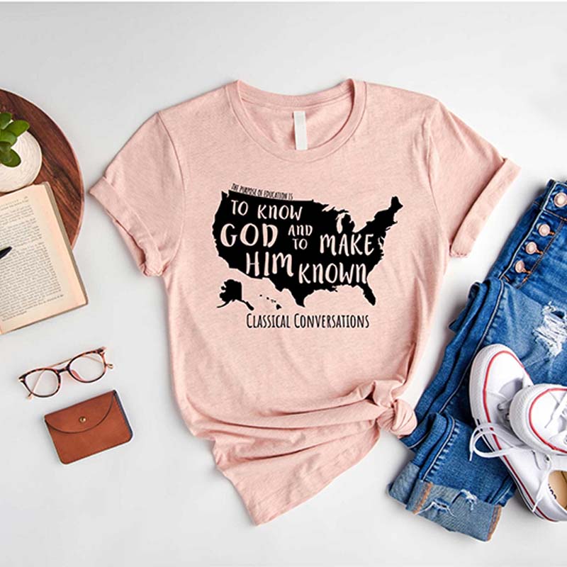 Classical Conversations To Know God and Make Him Known USA T-Shirt