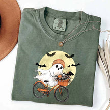 Cute Halloween Ghost Camping T-Shirt