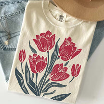 Retro Linocut T-Shirt