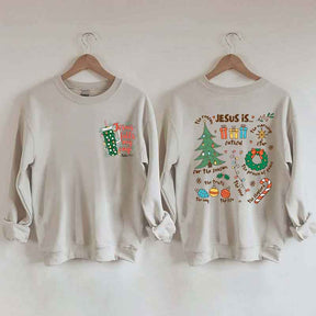 Retro Religious Christmas Sublimation Sweatshirt