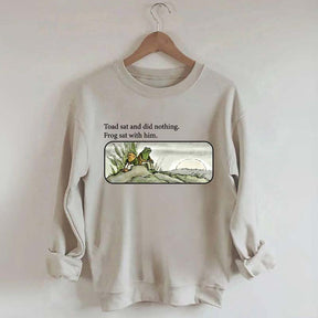 Frog And Toad Book Lover Sweatshirt