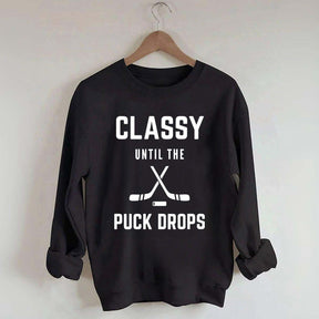 Classy Hockey Mom Sweatshirt