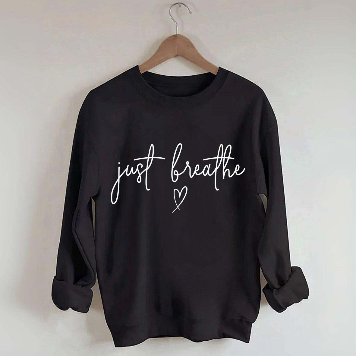 Just Breathe Yoga Lover Sweatshirt