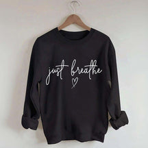 Just Breathe Yoga Lover Sweatshirt