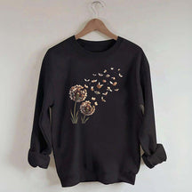 Bookish Women Funny Dandelion Books Sweatshirt