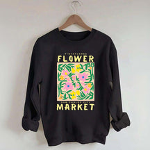 Boho  Pintaflores Floral Sweatshirt