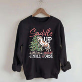 Saddle Up Your Jingle Horse Sweatshirt