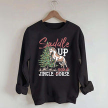 Saddle Up Your Jingle Horse Sweatshirt
