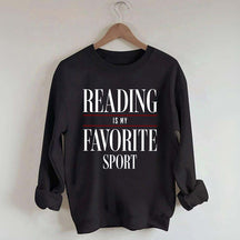 Reading Is my Favorite Sport Sweatshirt
