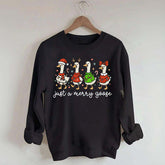Christmas Just a Merry Goose Sweatshirt