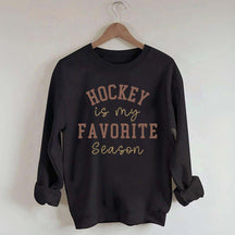 Comfort Color Hockey is My Favorite Season Sweatshirt