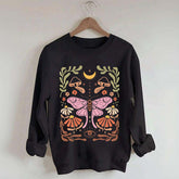 Luna Moth Floral Sweatshirt